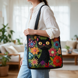 Nora quilted tote bag worn on the shoulder