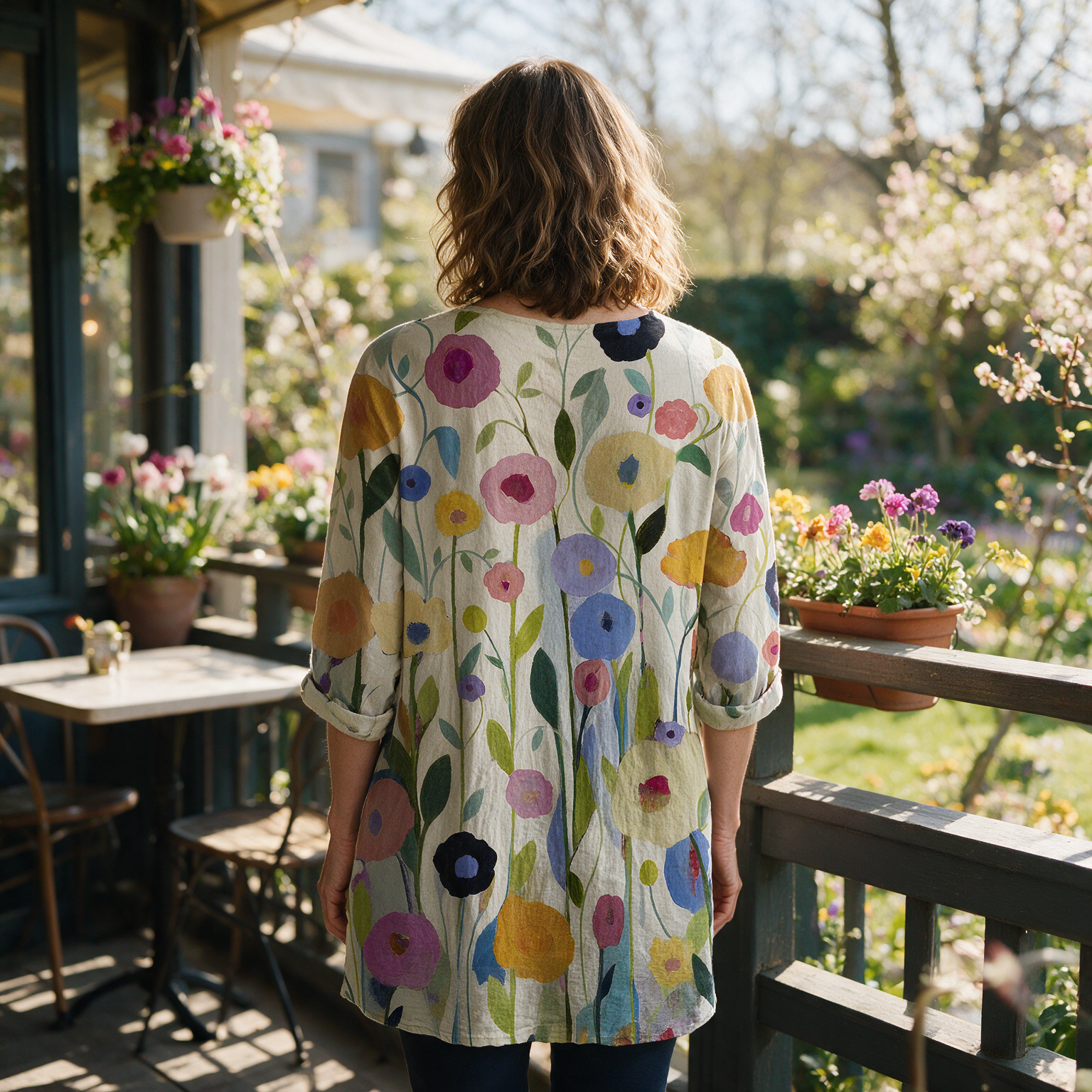 Nellie Long Blouse - back