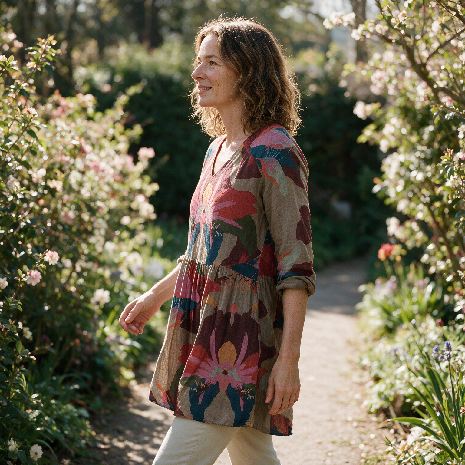 Cassidy Long Blouse - side