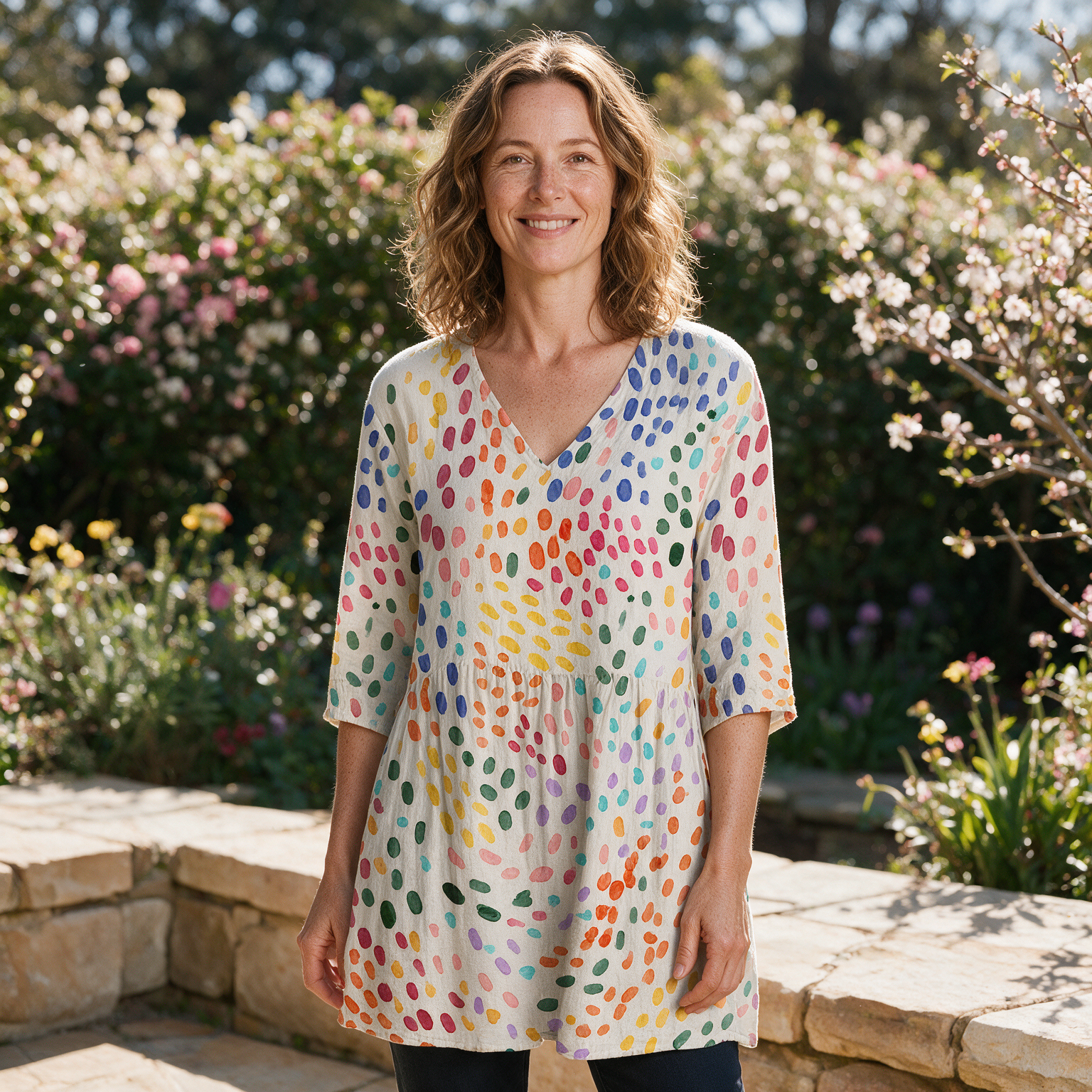 Everlee Long Blouse - front