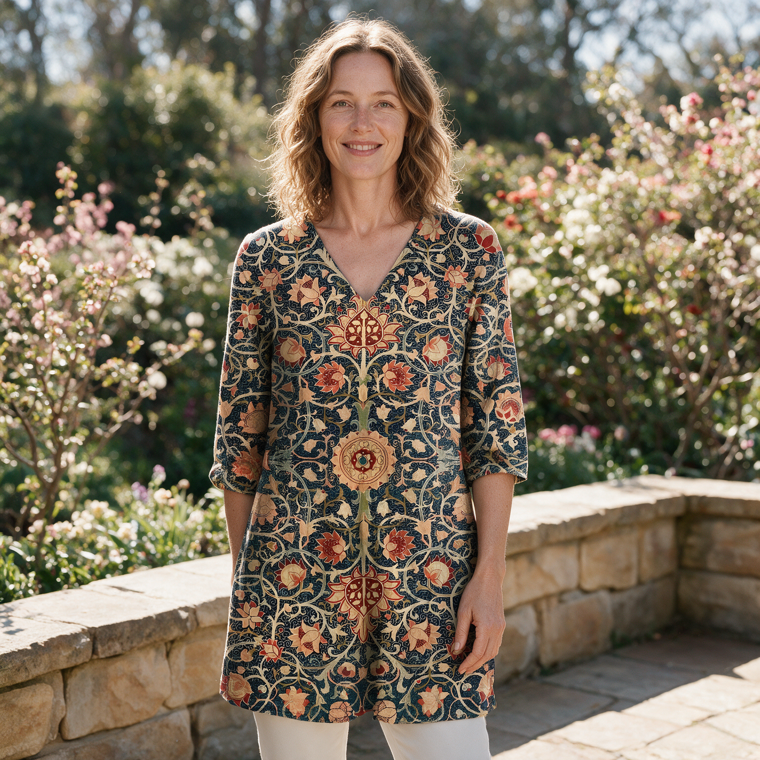 Lilian Long Blouse - front
