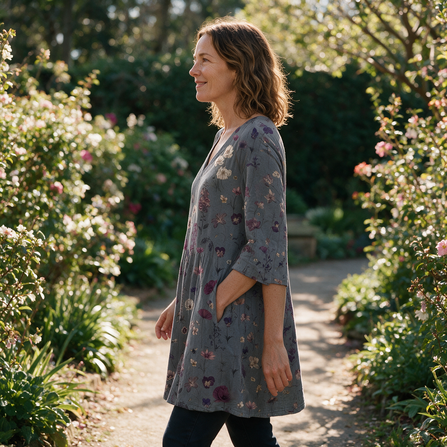 Addison Long Blouse - side