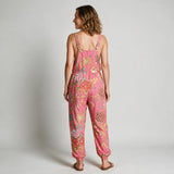 Sienna Loose Fit Printed Jumpsuit - back view