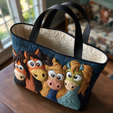 Polly quilted tote bag interior lining