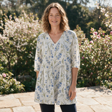 Lenora Long Blouse - front