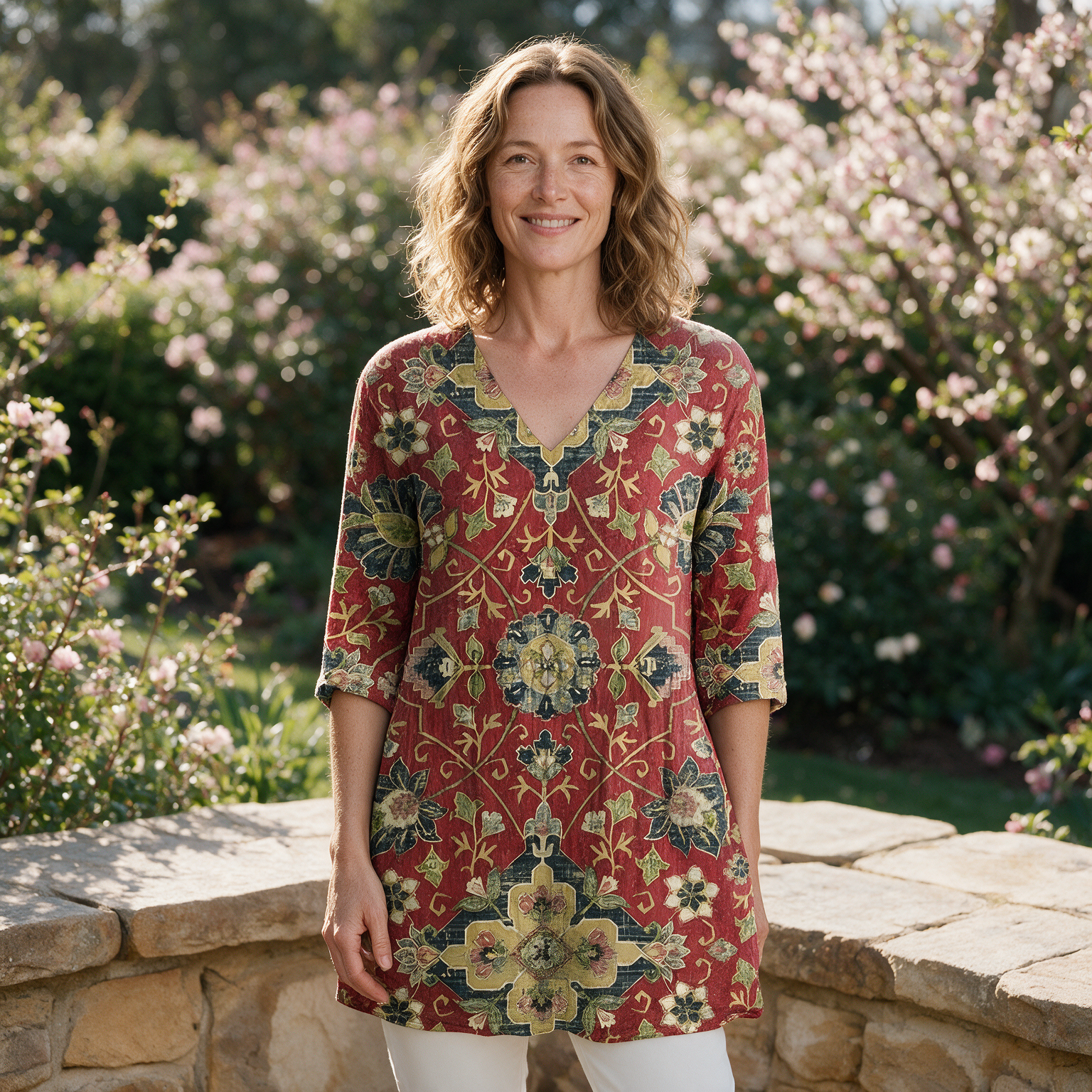 Amoura Long Blouse - front