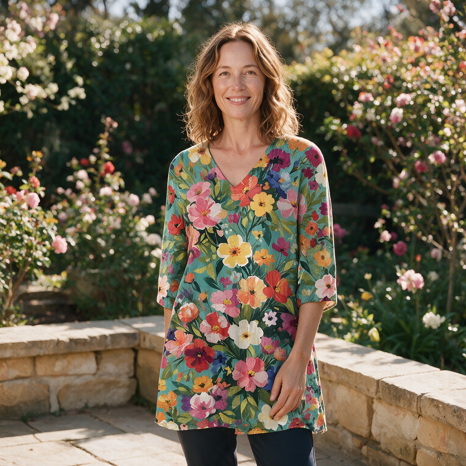 Angel Long Blouse - front