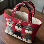 Pauline quilted tote bag interior lining