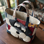 Jillian quilted tote bag interior lining