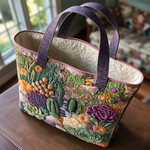 Trudy quilted tote bag interior lining