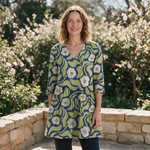 Stephanie Long Blouse - front