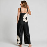 Olivia Comfort Fit Printed Jumpsuit - back view