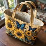 Sue quilted tote bag interior lining