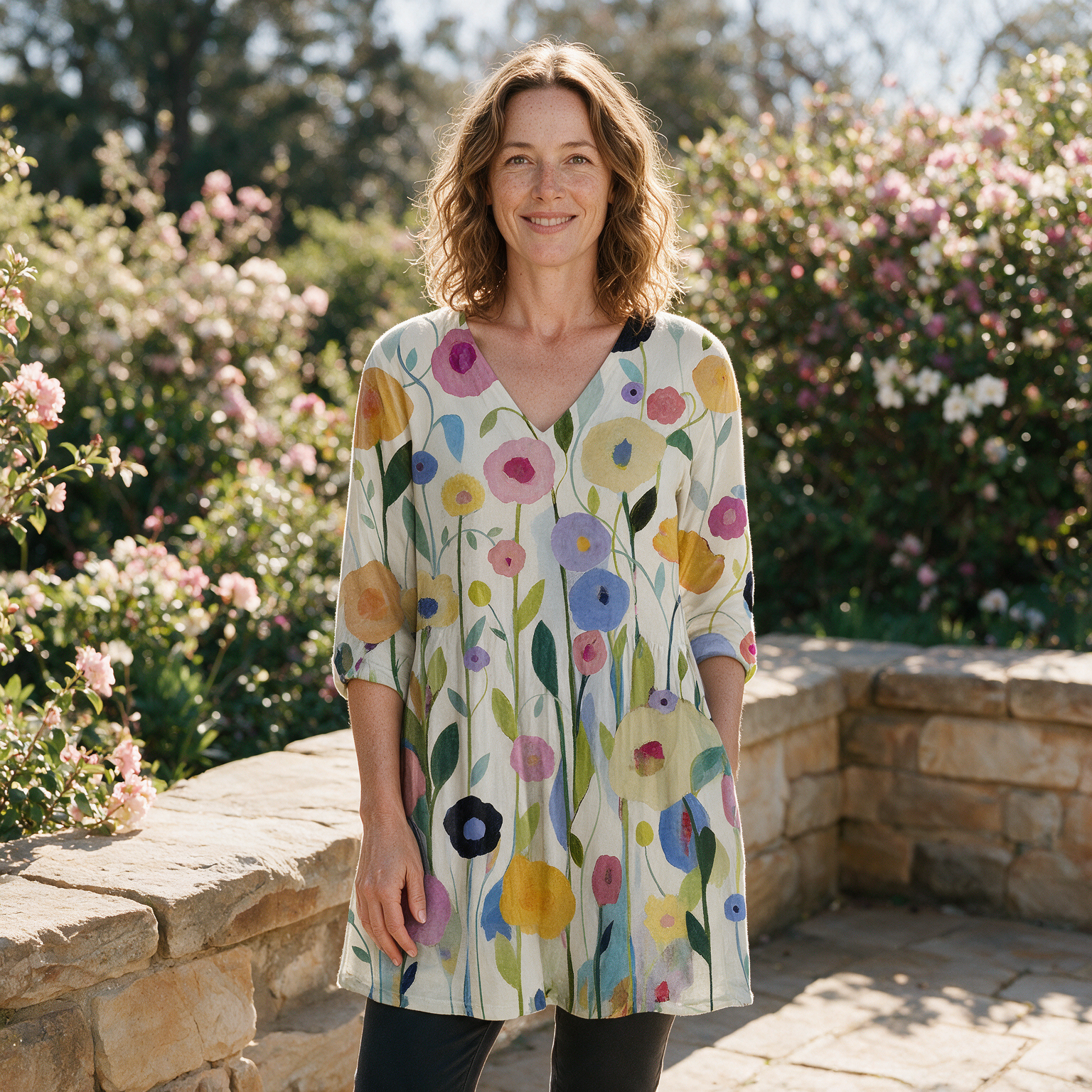 Nellie Long Blouse - front