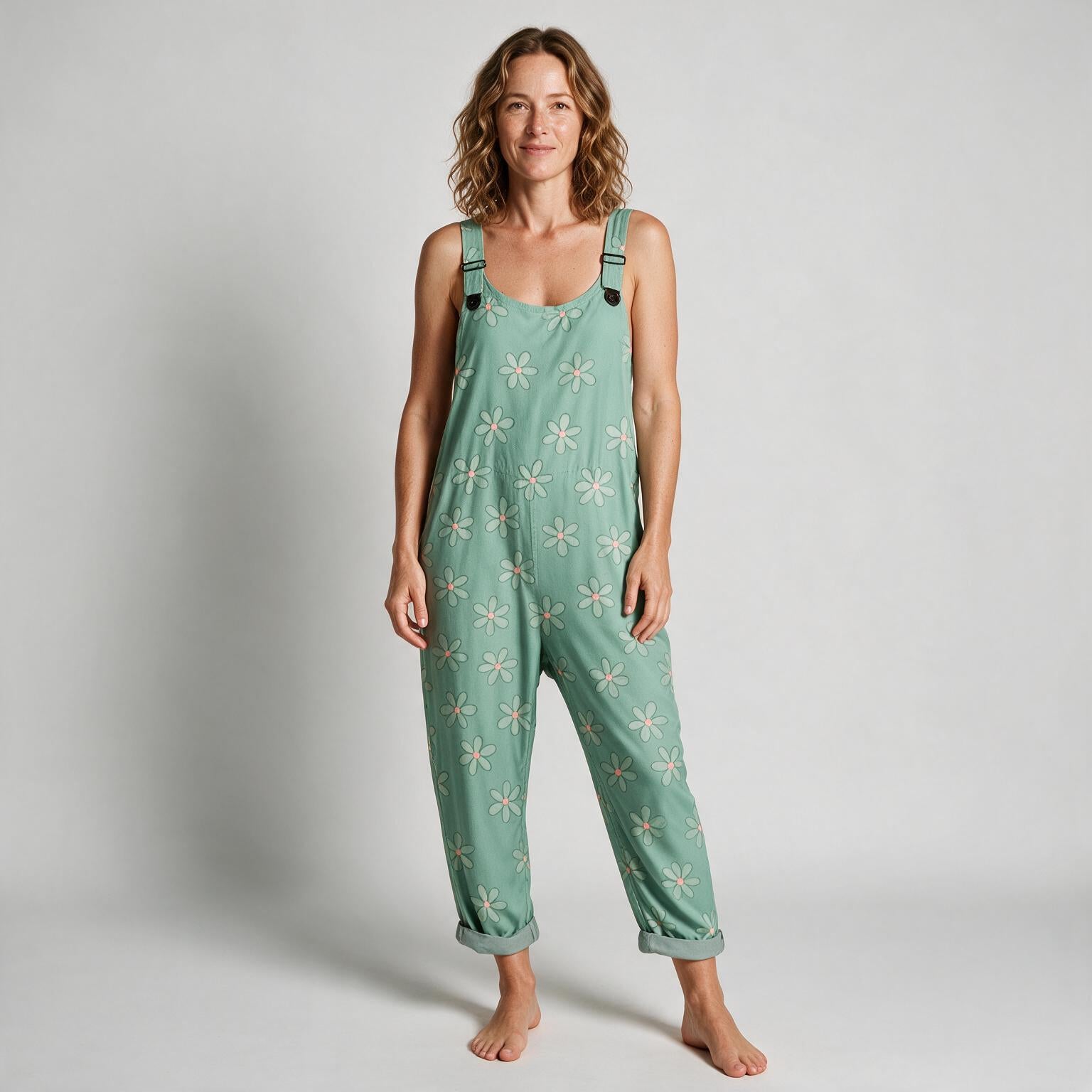 Lily Weekend Printed Jumpsuit - front view