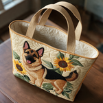 Rosemary quilted tote bag interior lining