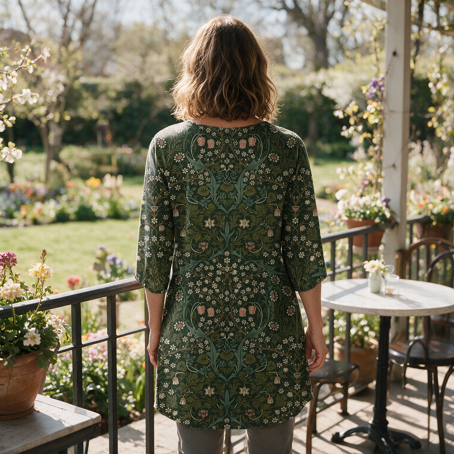 Cecelia Long Blouse - back