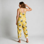 Lucy Soft Touch Printed Jumpsuit - back view