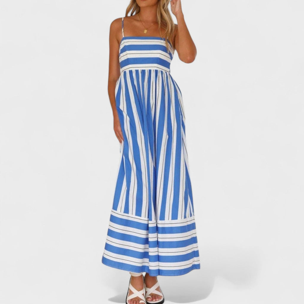 Isabel - Long Striped Dress