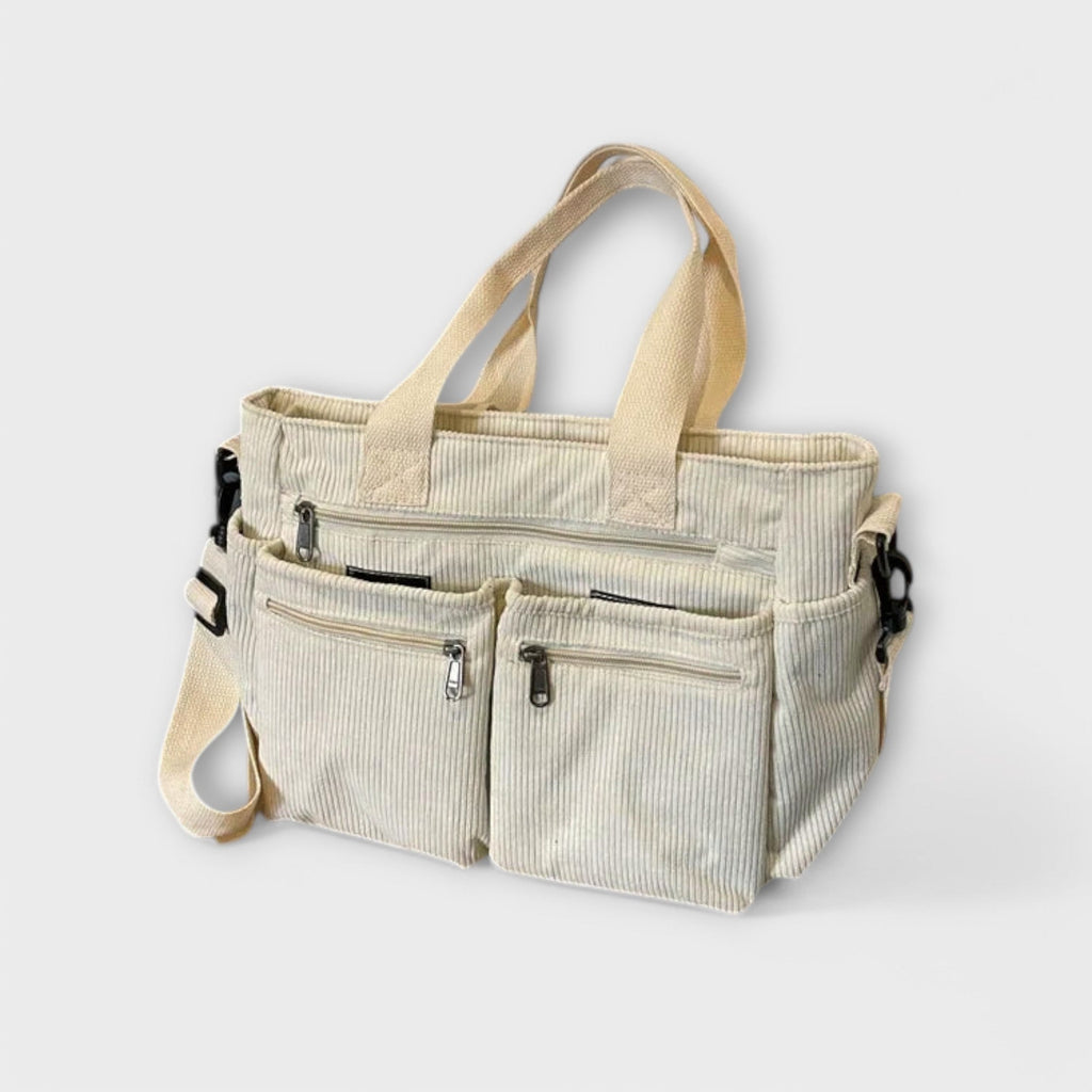 Imogen - Multi-Pocket Corduroy Bag