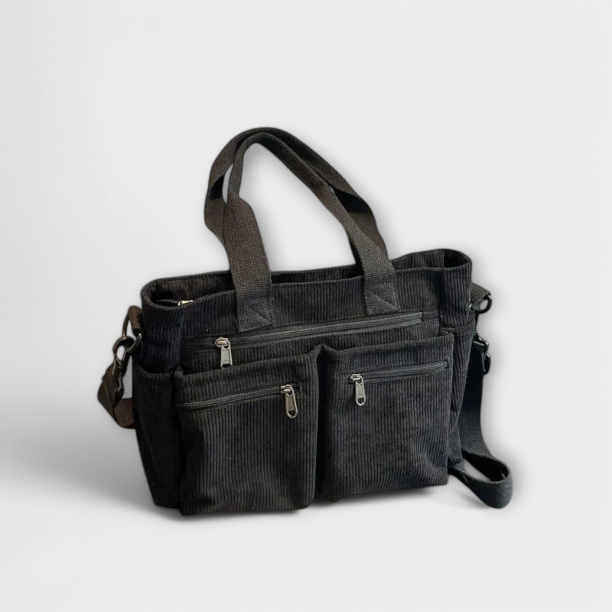 Imogen - Multi-Pocket Corduroy Bag