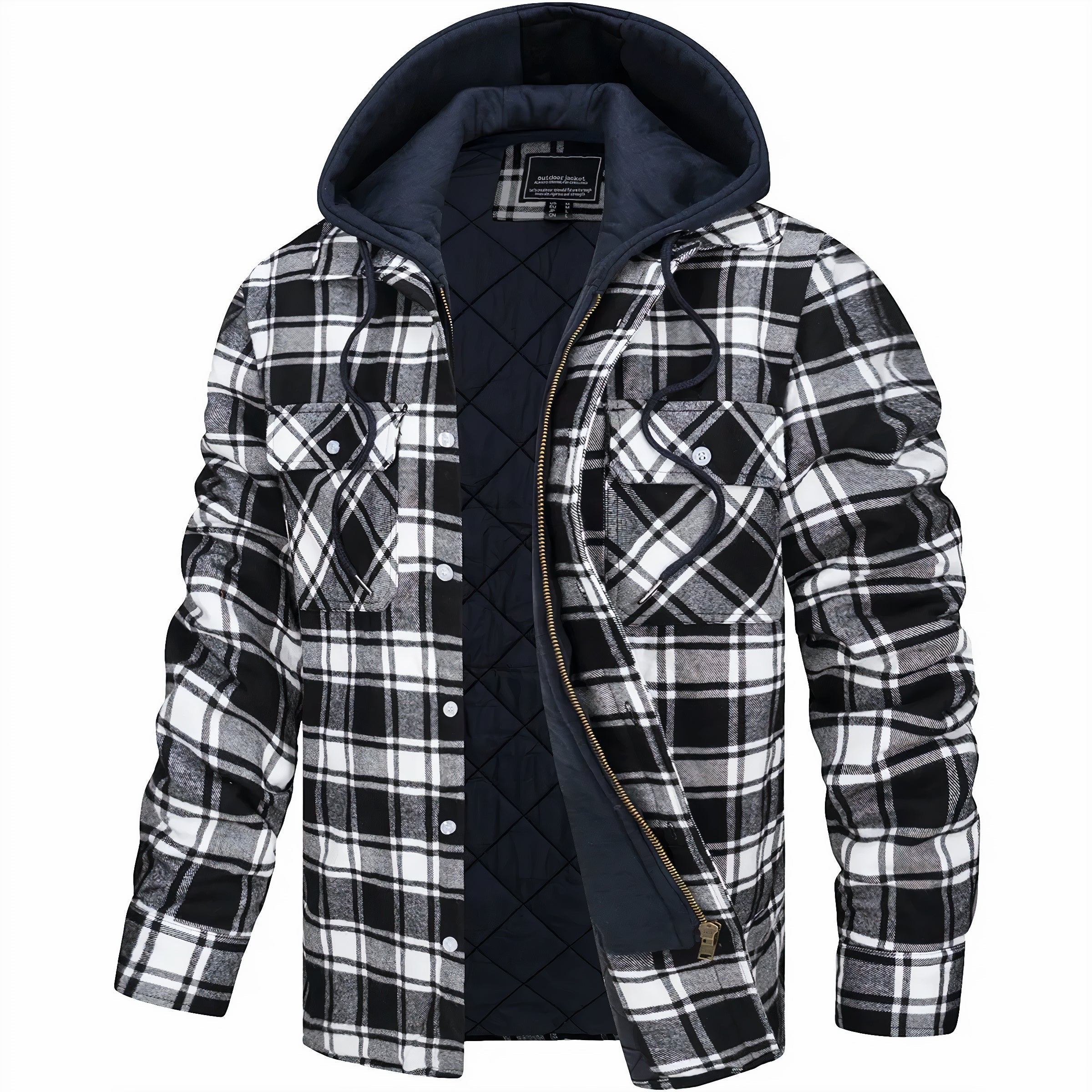 Max - Checked Zip Jacket