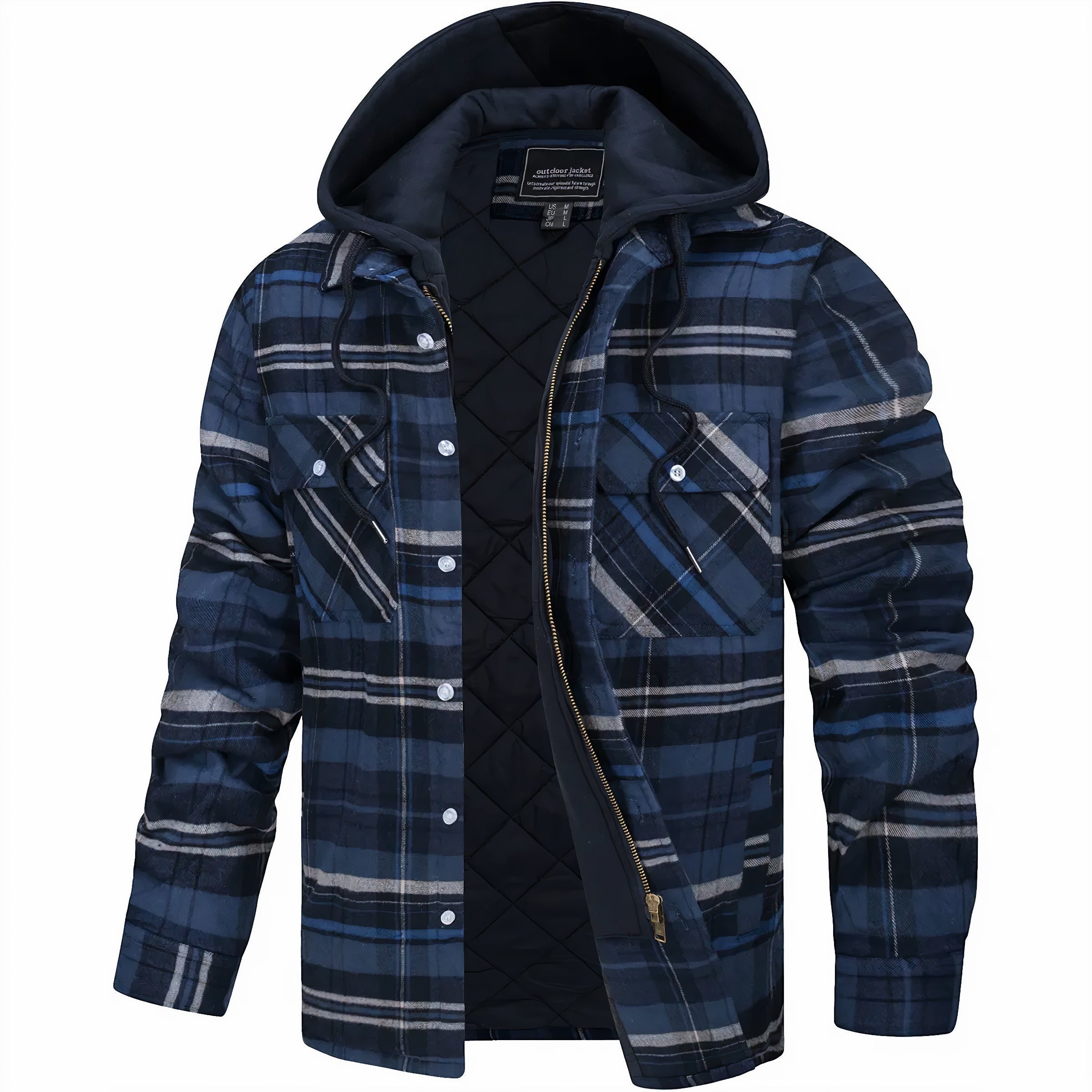 Max - Checked Zip Jacket